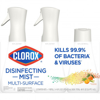 Clorox Disinfection Mist 2 x 16 oz + 16 oz Refill