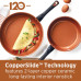 Juego de utensilios de Cocina 12Pzs - Farberware Glide Copper Ceramic