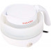 Tayama TFK-002 - Hervidor eléctrico plegable de viaje, 0,6 litros, color blanco